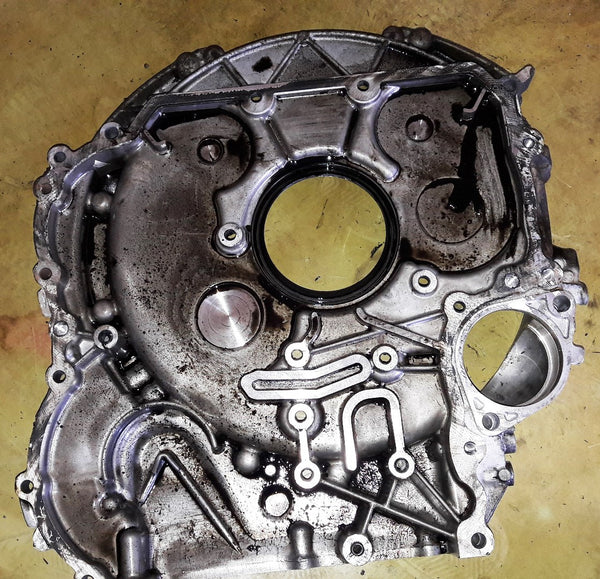 ENGINE TIMING COVER CRANKSHAFT SEAL PLATE A6510151402 A 6510151402 MER