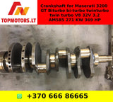 Crankshaft for Maserati 3200 GT Biturbo bi-turbo twinturbo twin turbo V8 32V 3.2 AM585 271 KW 369 HP