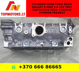 CYLINDER HEAD FORD KUGA GALAXY S-MAX 2.0 16V TDCI 9807255910 2014- FOMOCO CITROEN PEUGEOT