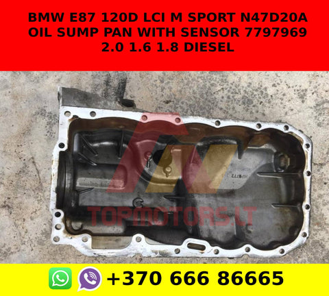 BMW 3 SERIES 2.0 Diesel OIL SUMP PAN 11137797969 N47/N47D20 (05-13) 11137797969