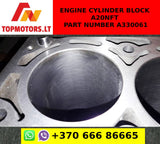 ENGINE CYLINDER BLOCK A20NFT PART NUMBER A330061