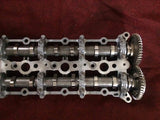 2010 N57 N57D30 N57D30A BMW 3.0  DIESEL ENGINE PAIR OF CAMSHAFT WITH HOLDER HOUSING 7800044