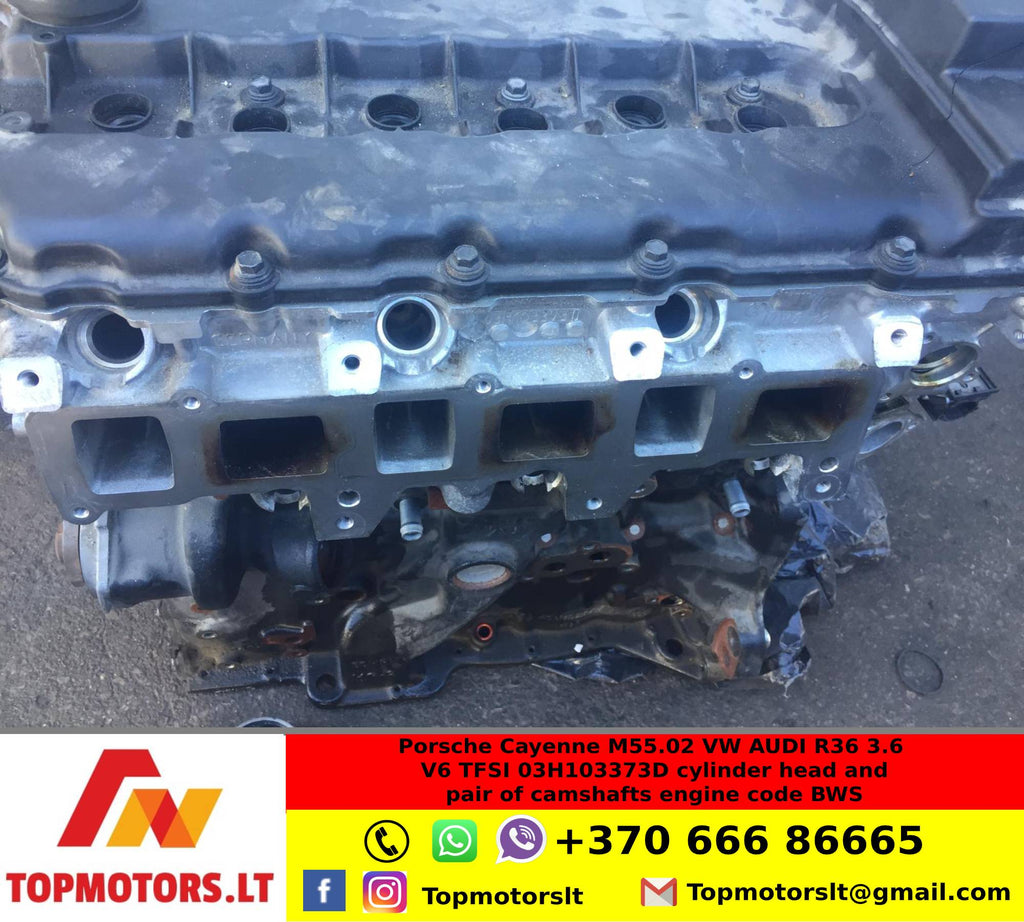 Porsche Cayenne M55.02 VW AUDI R36 3.6 VR6 TFSI 03H103373D cylinder he ...