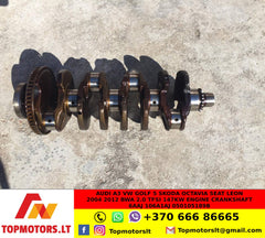 AUDI A3 VW GOLF 5 SKODA OCTAVIA SEAT LEON 2004 2012 BWA 2.0 TFSI 147KW ENGINE CRANKSHAFT 6AAJ 106A1AJ 050105189B