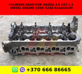 Cylinder head for Mazda 3 6 cx7 2.2 diesel engine code r2aa r2aa10100