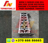 BMW 3 SERIES E90 E91 E92 E93 325D M57D30A ENGINE CYLINDER HEAD part number 7800003