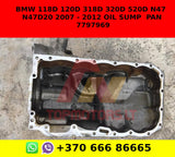 BMW 118D 120D 318D 320D 520D N47 N47D20 2007 - 2012 OIL SUMP / PAN 7797969