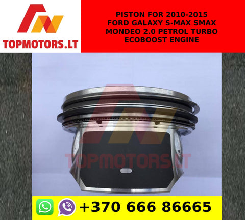 PISTON FOR 2010-2015 FORD GALAXY S-MAX SMAX MONDEO 2.0 PETROL TURBO ECOBOOST ENGINE