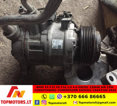 BMW X5 F15 X6 F16 3.0 4.0 Diesel 230kw Air Con Conditioning Compressor 9303561 CG447160 2014