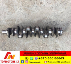 CRANKSHAFT FOR BMW 3 5 6 7 X3 X5 SERIES E90 E60 330D 335D 535D M57N2 PART NUMBER 7792608 E90 330d 335d E60 530d 535d E63 635d 306D3 306D5 170KW 173KW 210KW  STD STANDARD
