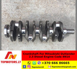 Crankshaft For Mitsubishi Outlander 2.3 Diesel Engine Code 4N14 STD STANDARD