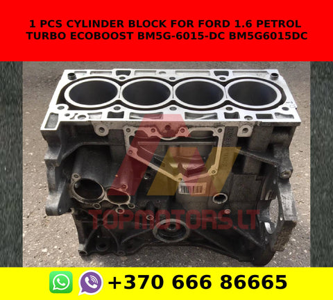 1 pcs Cylinder block for ford 1.6 petrol turbo ecoboost bm5g-6015-dc bm5g6015dc