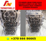 CYLINDER HEAD FORD KUGA GALAXY S-MAX 2.0 16V TDCI 9807255910 2014- FOMOCO CITROEN PEUGEOT