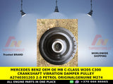 Mercedes Benz OEM OE MB C-CLASS W205 C300 CRANKSHAFT VIBRATION DAMPER PULLEY A2740301203 2.0 PETROL ORIGINALGENUINE M274