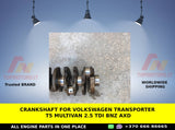 CRANKSHAFT FOR VOLKSWAGEN TRANSPORTER T5 MULTIVAN 2.5 TDI BNZ AXD