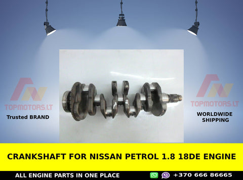 Crankshaft for Nissan petrol 1.8 18DE engine