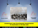 CRANKSHAFT FOR VOLKSWAGEN TRANSPORTER T5 MULTIVAN 2.5 TDI BNZ AXD