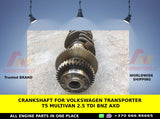 CRANKSHAFT FOR VOLKSWAGEN TRANSPORTER T5 MULTIVAN 2.5 TDI BNZ AXD