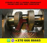 CITROEN C3 MK2 1.2 PETROL CRANKSHAFT ENGINE CODE HMZ HM01 1608518780