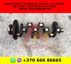 Crankshaft for Audi A3 1.6 8P1 1.6L Petrol BSE 2005 - 2012 06a1d 06ad seat skoda volkswagen vw