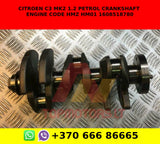 CITROEN C3 MK2 1.2 PETROL CRANKSHAFT ENGINE CODE HMZ HM01 1608518780