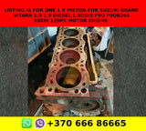 Listing is for One 1 x Piston for Suzuki Grand Vitara 1,9 1.9 diesel 1.9DDIS F9Q F9QB264 95Kw 129PS Motor Engine 