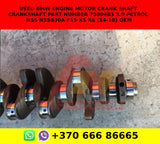 Used Bmw Engine mOTOR CRANK SHAFT crankshaft part number 7580483 3.0 petrol N55 n55b30a  F15 X5 X6 (14-18) OEM