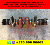 Used Bmw Engine mOTOR CRANK SHAFT crankshaft part number 7580483 3.0 petrol N55 n55b30a  F15 X5 X6 (14-18) OEM