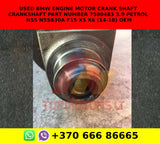 Used Bmw Engine mOTOR CRANK SHAFT crankshaft part number 7580483 3.0 petrol N55 n55b30a  F15 X5 X6 (14-18) OEM