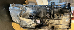 Oil sump pan for bmw x5 f15 m50d m50dx n57d30c 3.0 5.0 6 cylinder triple turbo chargers diesel engine xdrive part number 1113 8574039