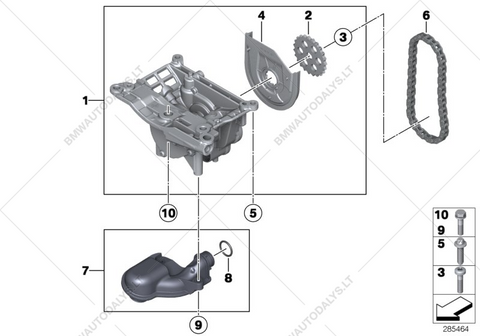 New oil pump n57d30a