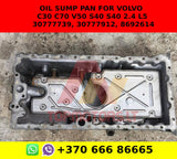 Oil Sump Pan for Volvo C30 C70 V50 S40 S40 2.4 L5 30777739, 30777912, 8692614