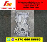 Oil pump and chain cover for Mitsubishi Outlander engine parts 2.3 DIESEL 4N14 2012