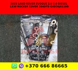2015 LAND ROVER EVOQUE 2,0 2.0 DIESEL L538 ROCKER COVER 204DTD G4D36J011BB
