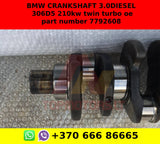 BMW CRANKSHAFT 3.0 DIESEL 306D5 210kw twin turbo oe part number 7792608