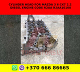 Cylinder head for Mazda 3 6 cx7 2.2 diesel engine code r2aa r2aa10100