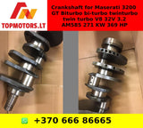 Crankshaft for Maserati 3200 GT Biturbo bi-turbo twinturbo twin turbo V8 32V 3.2 AM585 271 KW 369 HP