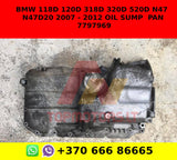 BMW 118D 120D 318D 320D 520D N47 N47D20 2007 - 2012 OIL SUMP / PAN 7797969