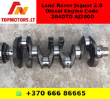 CRANKSHAFT FOR Land Rover Jaguar 2.0 Diesel Engine Code 204DTD AJ200D part number g4d3ea