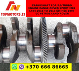 Crankshaft for 2.0 TURBO ENGINE RANGE ROVER SPORT MK2 L494 2013 TO 2013 SI4 HSE 1997 CC PETROL LAND ROVER