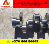 Crankshaft for Mitsubishi Pajero L200 engine code 4D56U