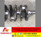 Crankshaft For Mitsubishi Outlander 2.3 Diesel Engine Code 4N14 STD STANDARD