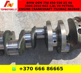 BMW OEM 750 650 550 X5 X6 2006-2010 N62 4.8L V8 PETROL ENGINE CRANKSHAFT 7524842 N62B48