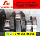 Crankshaft for 2.0 TURBO ENGINE RANGE ROVER SPORT MK2 L494 2013 TO 2013 SI4 HSE 1997 CC PETROL LAND ROVER