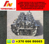 FORD FOCUS ST RS 2.0 ECOBOOST PETROL ENGINE code r9da CYLINDER HEAD with valves 2014-2018 III MK3 16V ST 250HP part number RFCJ5E6090EB rfcj5-6090-eb