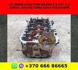 Cylinder head for Mazda 3 6 cx7 2.2 diesel engine code r2aa r2aa10100