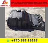 AUDI A5 8T8 Oil Pan Sump 03G103603R 2.0TDI 105kw Oil Level Sensor part number 03C 907 660G HELLA