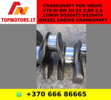 Volvo V70 III BW 10-15 2,0D 2.0 120KW D5204T3 D5204T6 Diesel Engine Crankshaft Kurbelwelle