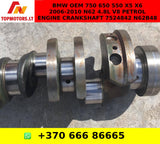 BMW OEM 750 650 550 X5 X6 2006-2010 N62 4.8L V8 PETROL ENGINE CRANKSHAFT 7524842 N62B48