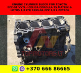 Engine Cylinder block for TOYOTA 2ZZ-GE VVTL-i CELICA COROLLA TS MATRIX & LOTUS 1.8 LTR 1999-04 2zz 1,8 l petrol
